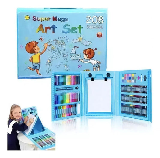 🎨 Set de Arte para Niños de 208 Piezas – ¡Inspira su Creatividad y Diversión Sin Límites!